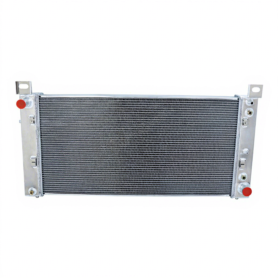 4 Row Aluminium Radiator Fits 2003-09 Chevy Kodiak GMC Topkick C4500 C5500 C6500 6.6L 8.1L