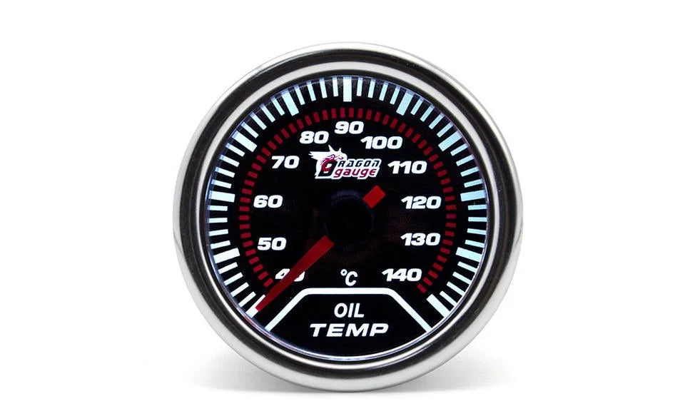 Universal 52 mm Oil Temperature / Water Temperature Gauge with Blue LED Backlight