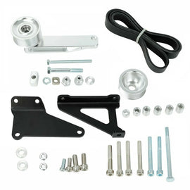 Honda K20 / K24 K-Series Swap A/C and Power Steering Eliminator Pulley Set - Dual Pulley