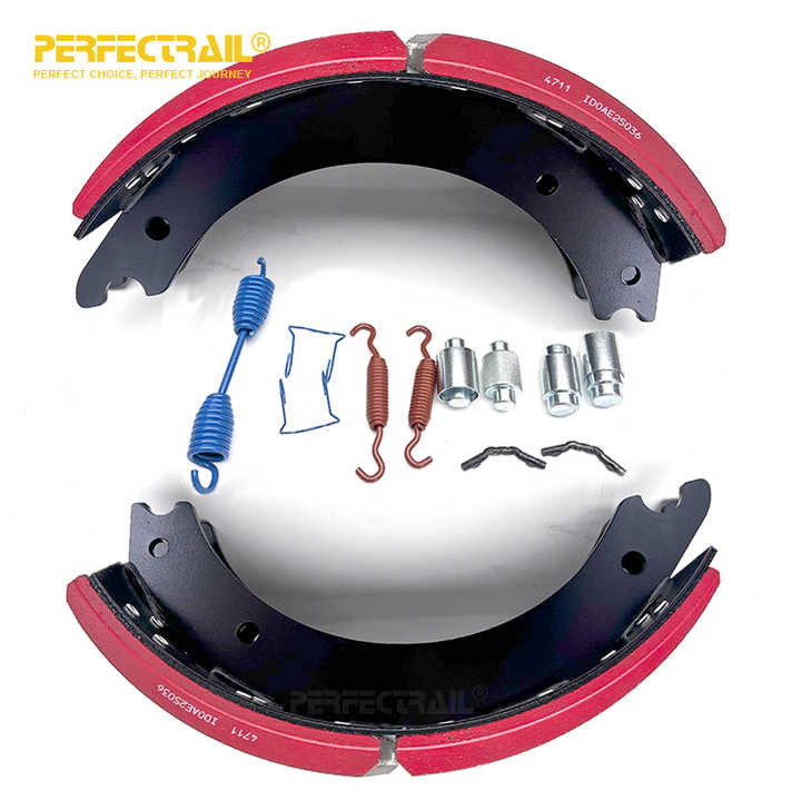 PERFECTRAIL 4711 Factory Heavy Duty Truck Parts Drum Brake Shoe Kit for Freightliner