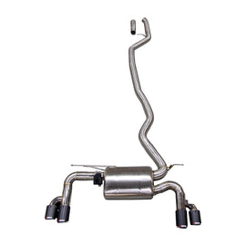 BMW 420i 428i F32 2014-2016 N20 2.0T Stainless Steel 4-Tip Valved Sport Catback Exhaust System