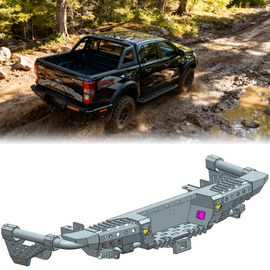 BRR-FRD-006 Ford Ranger / Hilux Rear bumper with enhanced guard Rear Bumper