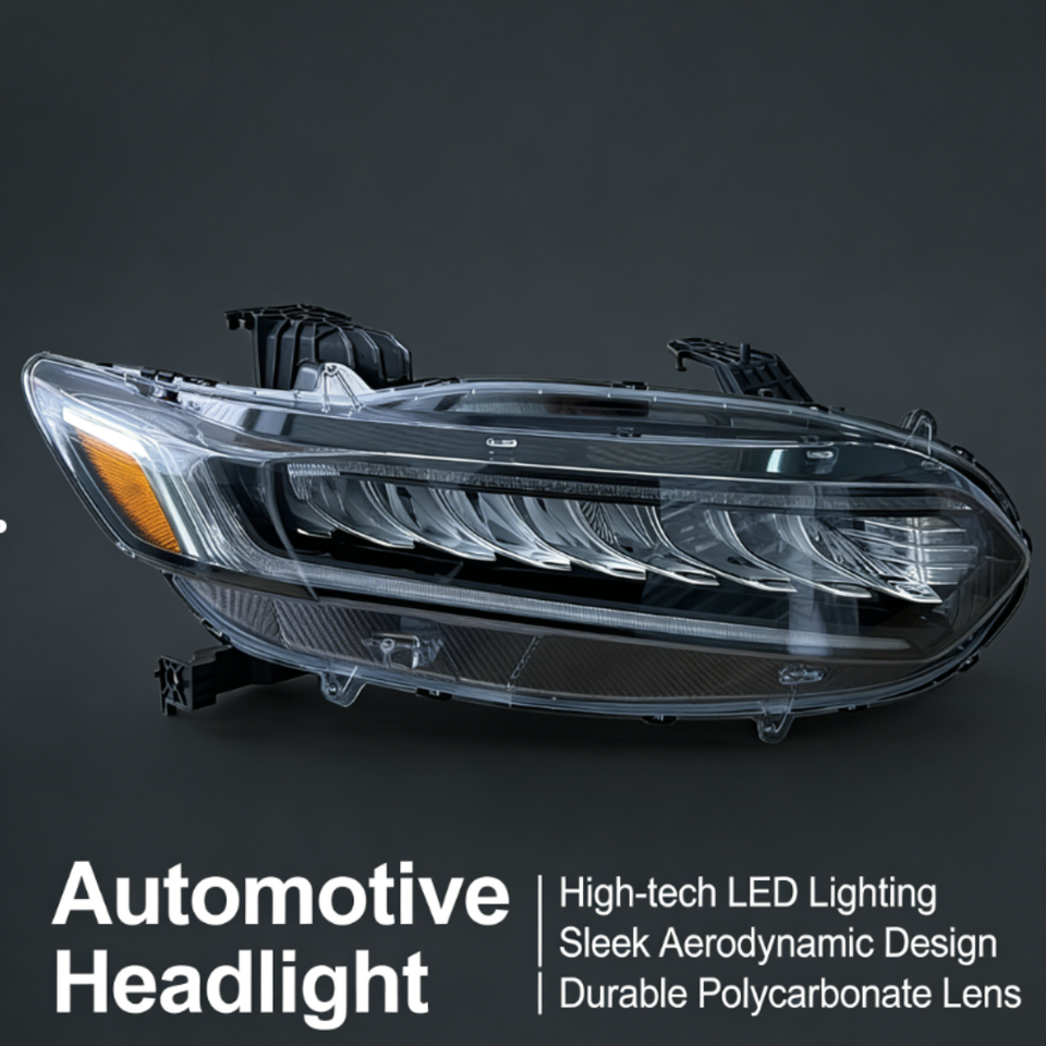 High Brightness LED Lamp W/ Smoke Lens for Infiniti,Aluminum Housing CE Certified,Red&Amber Light Ideal for Rear Fog Use