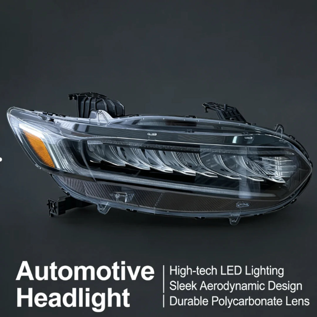 High Brightness LED Lamp W/ Smoke Lens for Infiniti,Aluminum Housing CE Certified,Red&Amber Light Ideal for Rear Fog Use