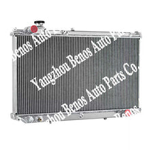 Load image into Gallery viewer, 4-Row Aluminum Radiator for Toyota Aristo JZS161 2JZ-GTE Lexus GS300 GS400