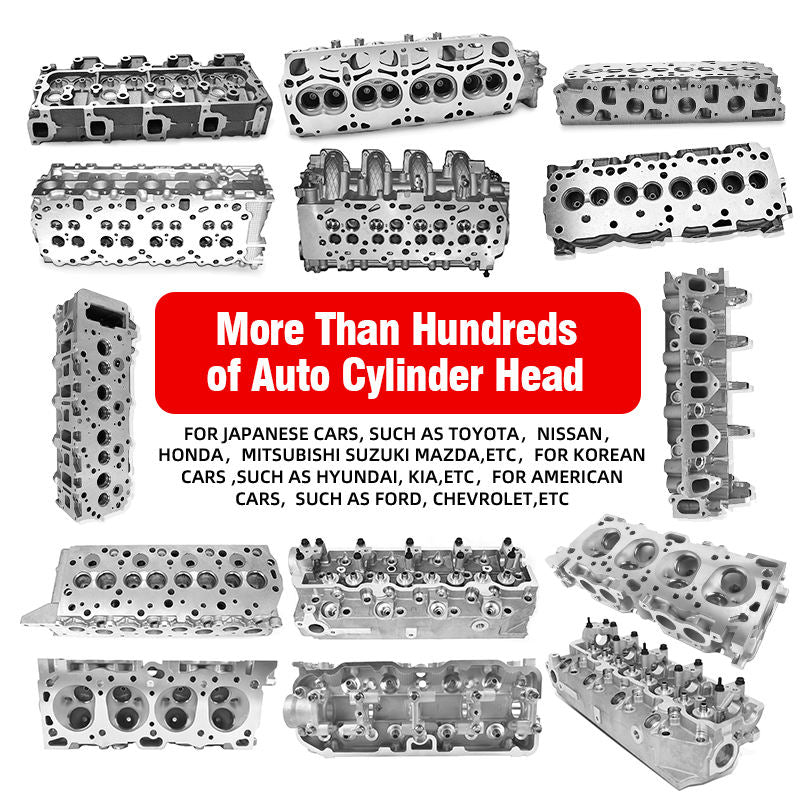 Car Parts Aluminum Auto Engine Cylinder Head Assembly for MITSUBISHI Pajero Fuso Canter L200 4d56 4m40 4g63 4g15 4g93 4d30 4g13