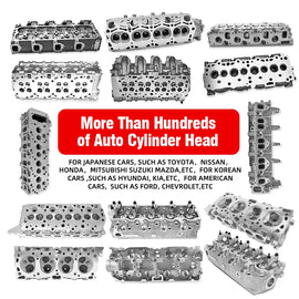 Car Parts Aluminum Auto Engine Cylinder Head Assembly for MITSUBISHI Pajero Fuso Canter L200 4d56 4m40 4g63 4g15 4g93 4d30 4g13