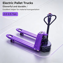Load image into Gallery viewer, Cost-effective 2.0-2.5TON Electric Hydraulic Pallet Forklift, Easy Maintenance, Suitable for Warehouse Bulk Cargo Handling