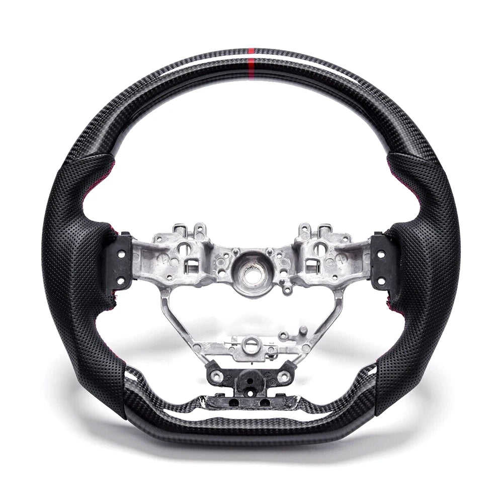 Lexus IS250 / IS350 / RX350 2013-2019 Real Carbon Fibre Flat-Bottom Sport Steering Wheel - Black