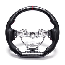 Load image into Gallery viewer, Lexus IS250 / IS350 / RX350 2013-2019 Real Carbon Fibre Flat-Bottom Sport Steering Wheel - Black