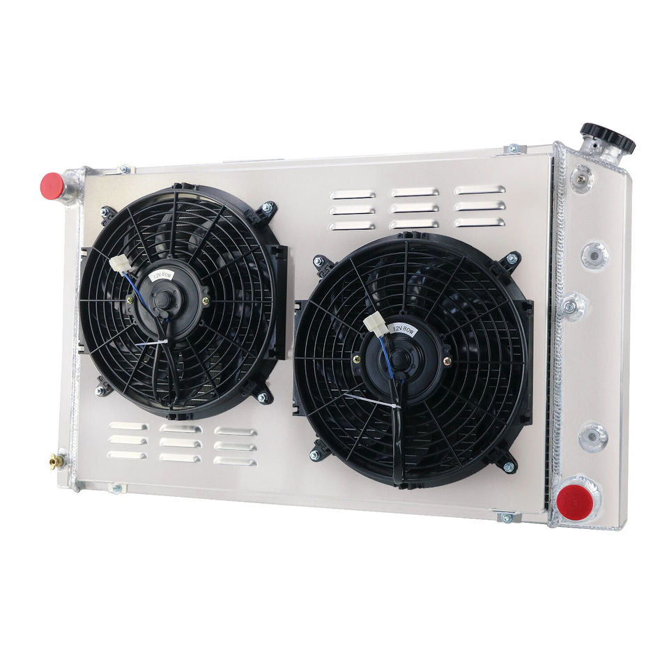BENOS AUTO PARTS 3 Row Radiator Shroud Fan for 1973-1986 Chevy Caprice GMC C/K C10 K10 K20 K30