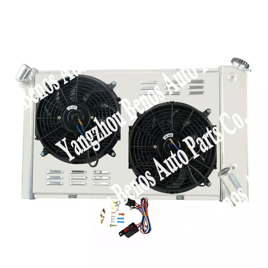3 Row Aluminum Radiator for Toyota Land Cruiser FJ40 FJ45 1958-1984