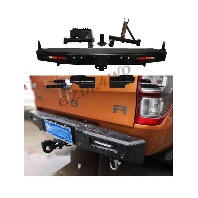BRR-FRD-001 Ford Ranger T7 (PX2/PX3) Heavy-duty replacement rear bumper Rear Bumper