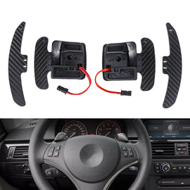 BMW 1 Series / 3 Series E81 E82 E87 E88 E90 E92 E93, 1M & M3 2007-2013 Carbon Fibre Magnetic Paddle Shifters