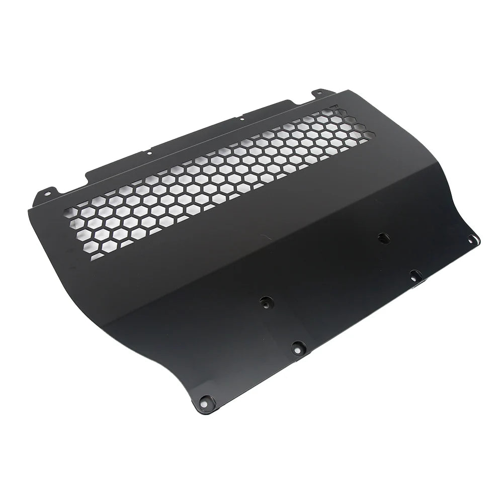 BMW X3 M F97 / X4 M F98 Black Aluminium Alloy Engine Oil Cooler Skid Plate Lower Guard Plate 2 mm
