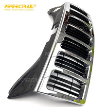 Load image into Gallery viewer, PERFECTRAIL 55157458AB 55157458AE Factory Auto Car Body Parts Chrome Front Grille for Jeep Grand Cherokee III SUV 2005-2010