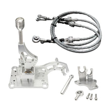 Load image into Gallery viewer, Billet Aluminium RSX-Style Shifter Box for Honda Prelude and Civic F20 H22 H23 H-Series Swap with Linkage and Knob
