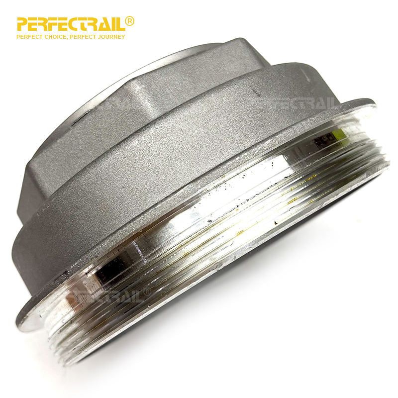 PERFECTRAIL 343-4075 Wholesale Heavy Duty Truck Parts Screw-On Aluminum Wheel Hub Center Cap for American Truck Trailer Axles
