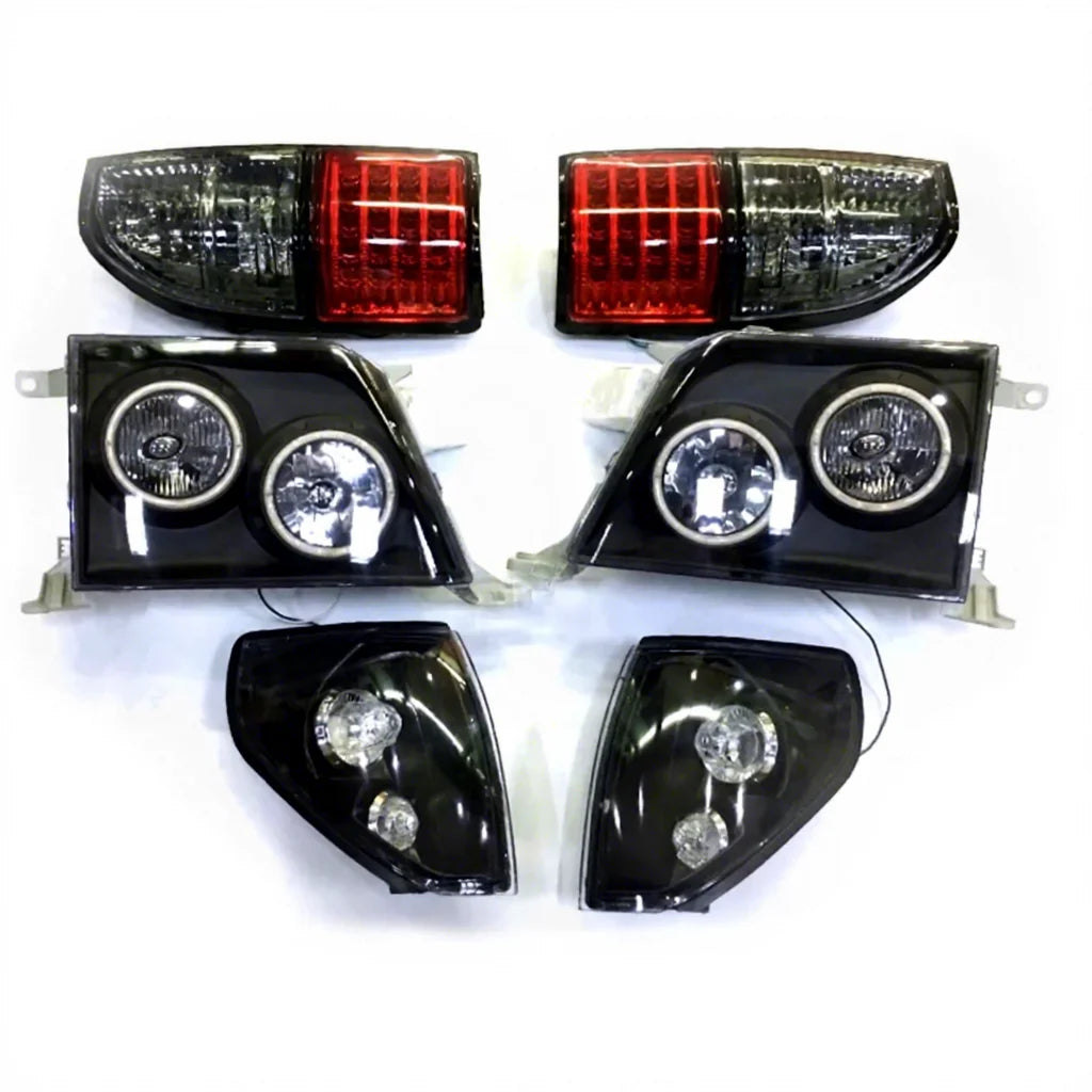 4x4 Factory Wholesale Front Headlights for Land Cruiser Prado LC90 1996-2002 Auto Part Corner Lights