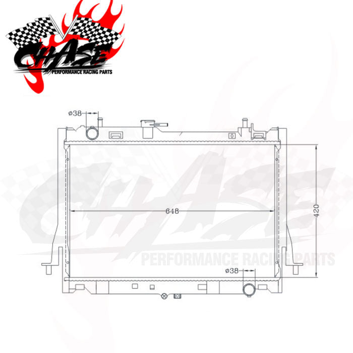 Isuzu D-Max RT50 2.5L Diesel Auto Radiator (2012-2016) | OE 8-98137-277-4