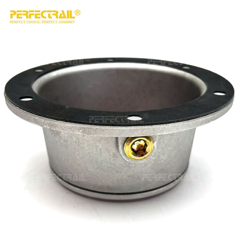 PERFECTRAIL 343-4009 Factory Trailer Parts 6 Hole Bolt-On Aluminum Wheel Hub Center Cap for Trailer Axles