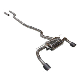 BMW 320i 328i F30 N20 N26 2.0T Stainless Steel 2-Tip Valved Sport Catback Exhaust System