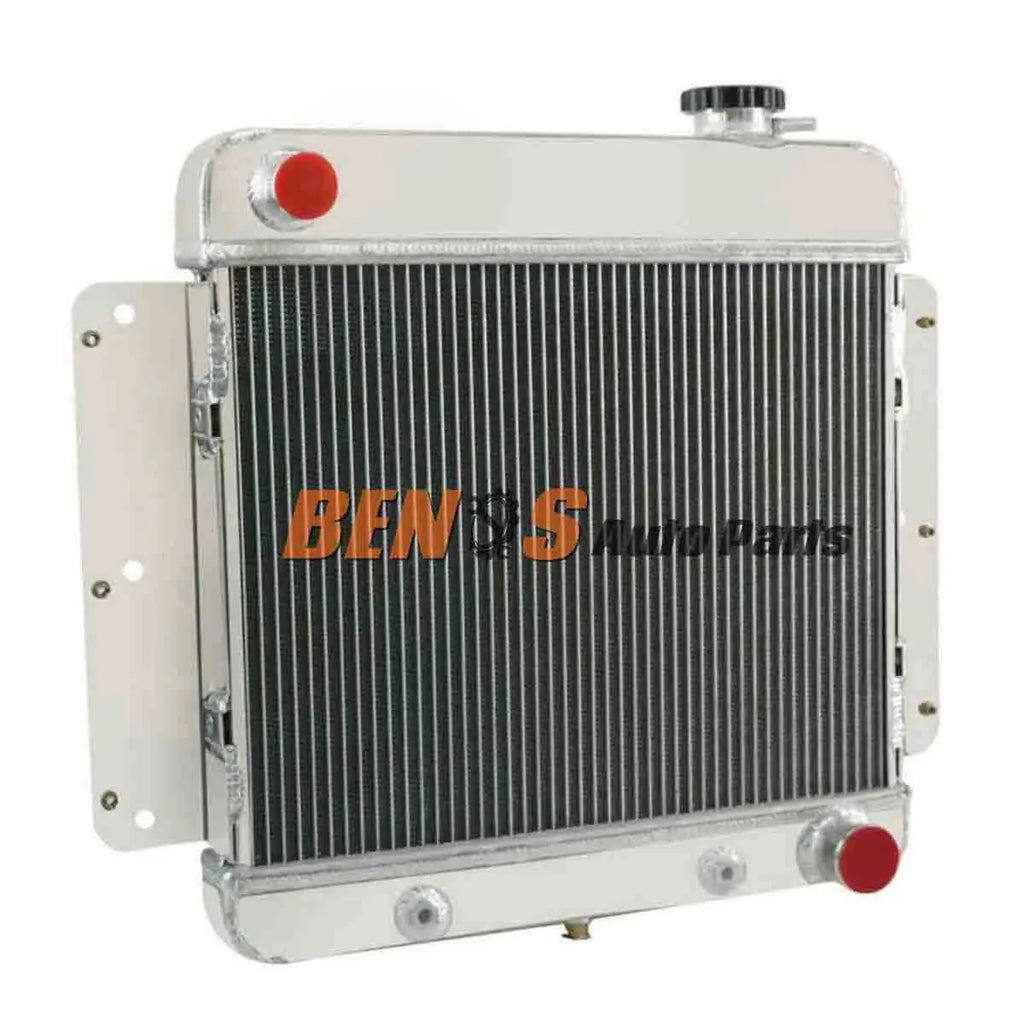 4 Row Aluminum Radiator Shroud Fan Relay for Chevrolet II Nova V8 1962-1967