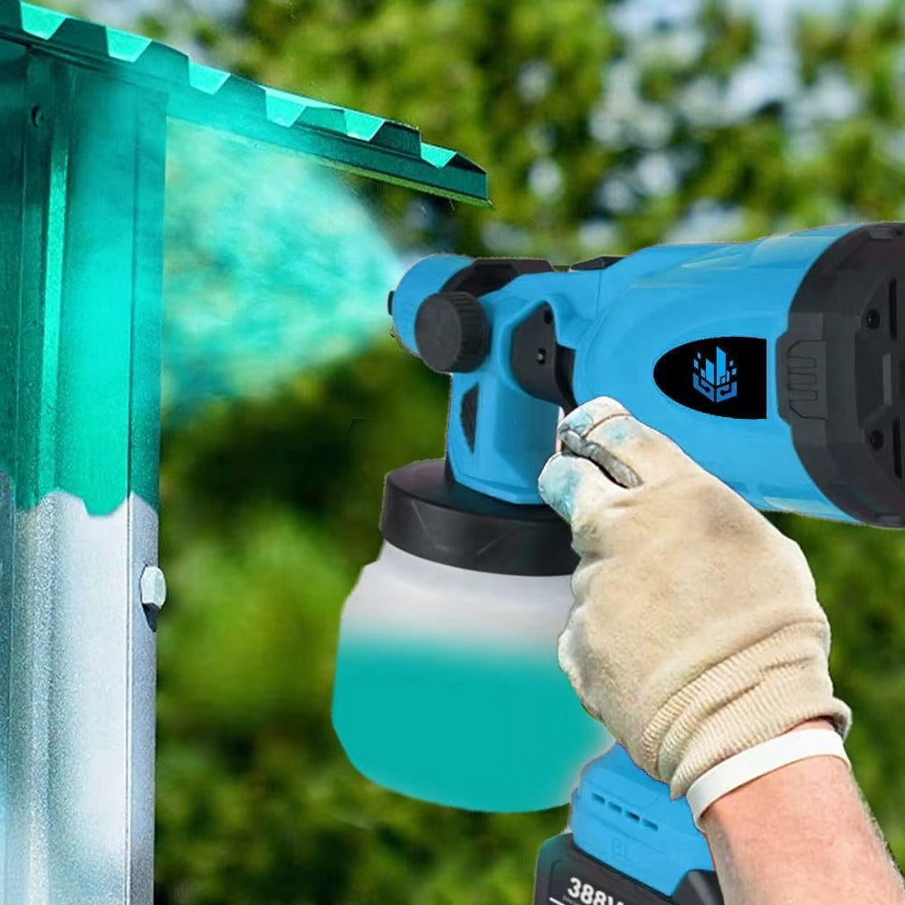 800ml 800W Cordless Electric Paint Sprayer Spray Gun Airbrush Nozzle Plastic Adjustable Car Spraying for Makita 18V Battery