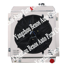 Load image into Gallery viewer, 3 Rows Aluminum Radiator for Chevy Truck 3100 3500 LS ENGINE SWAP 1955-1959 1958