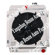 Load image into Gallery viewer, 3 Rows Aluminum Radiator for Chevy Truck 3100 3500 LS ENGINE SWAP 1955-1959 1958