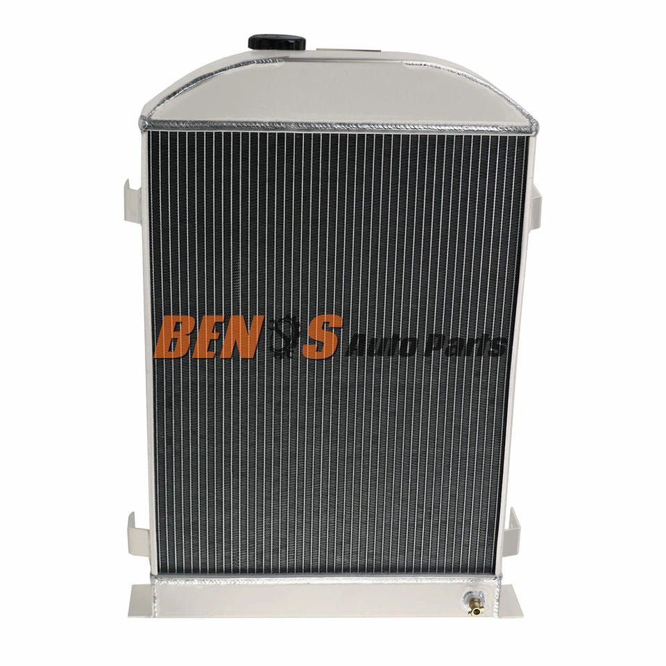 3 Row Aluminum Radiator for 1930-1931 Ford Model-A Flathead V8 Engine 28"H