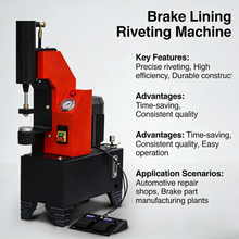 Load image into Gallery viewer, Full Auto Feeding Brake Lining Riveting Machine Labor Saving Fast Riveting for Brake Lining Production Line Factory Price
