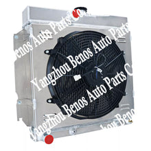 Load image into Gallery viewer, 1963-1969 Dodge Coronet/Charger Plymouth 4-Row Radiator with Shroud Fan and Relay