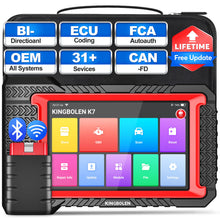 Load image into Gallery viewer, Kingbolen K7 BT Full System OBD2 Scanner