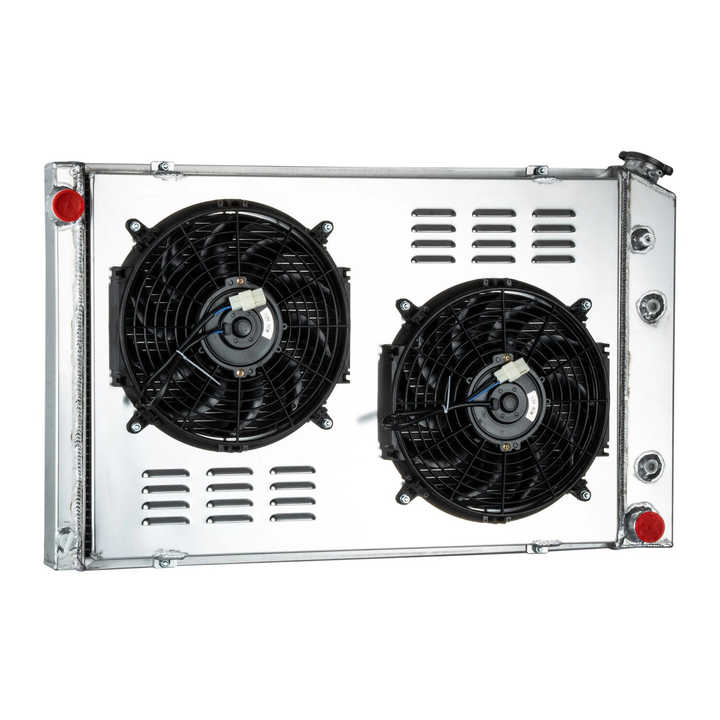 4 Row Radiator Shroud Fan for 1973-1987 CHEVY C10 C20 C30 K10 K20 K30 Pickup V8
