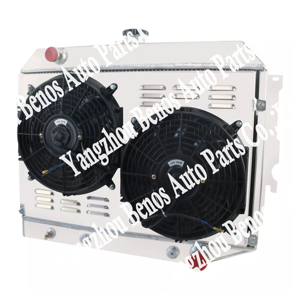 26" 3 Row Aluminum Radiator for Dodge Challenger Charger Plymouth 1968-1974