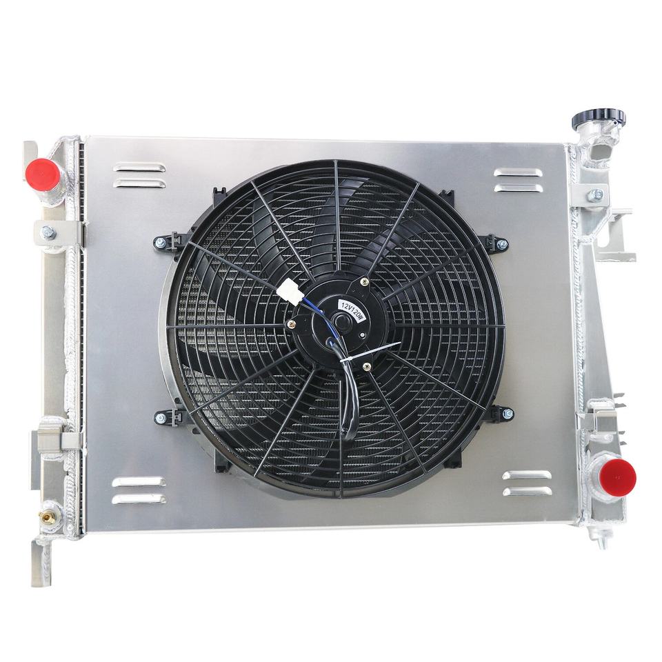 2 Row Radiator Shroud Fan for 2004-2009 Dodge Ram 1500 2500 3500 5.7L