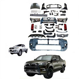 4X4 Upgrade Body Kit Bumper Body Kit for Hilux Vigo 2002-2014  Upgrade to Rocco 2020