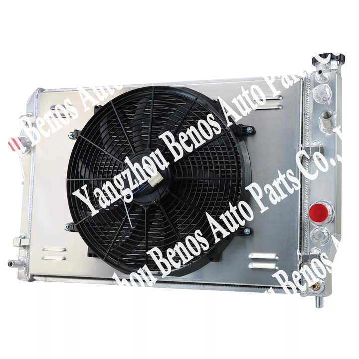 Aluminum 3 Row Radiator for Dodge Challenger Charger Plymouth V8 1968-74