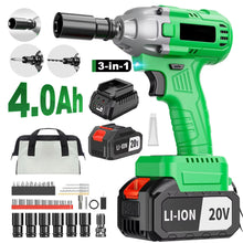 Load image into Gallery viewer, 20V Cordless Impact Wrench 320nm Max Torque Electric Drill for Car DIY Drop Shipping Available Stocked Local US Warehouse