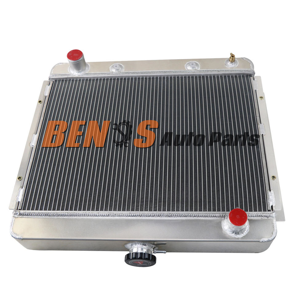 BENOS 4 Row Aluminum Radiator for Chevrolet Chevy II Base Nove SS V8 1962-1967 66