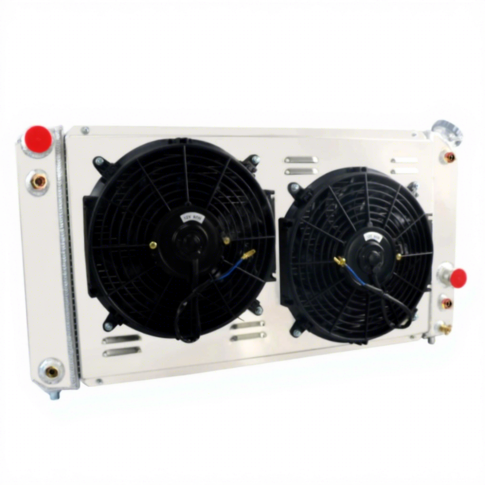 3-Row Radiator and Shroud Fan for 1986-2005 Chevrolet S10 Blazer C1500 GMC Jimmy LS