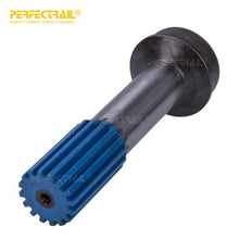 Load image into Gallery viewer, PERFECTRAIL 6-40-521 Heavy Duty Truck Parts Driveshaft Drive Shaft Stub Shaft 2.500x16 Spline 4.000x0.134 Tube (10.562")