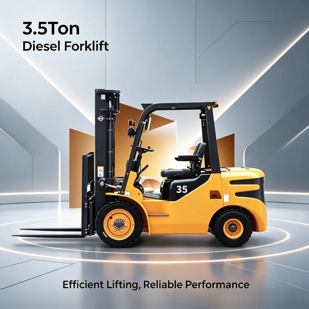 Cost-effective 3.5ton Forklift Truck, High Load Capacity & Simple Maintenance, Widely Used in Distribution Centers