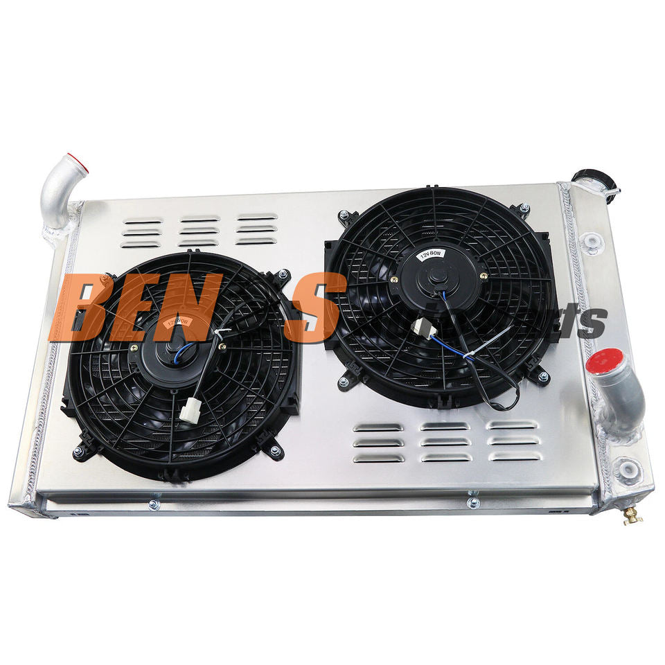 4 Rows Radiator Shroud Fan for Chevy Corvette Stingray C3 5.7L 7.4L V8 1973-1976