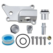 Load image into Gallery viewer, Honda K20Z3 K24 Aluminium Straight Elbow Upper Coolant Housing Hose Fitting