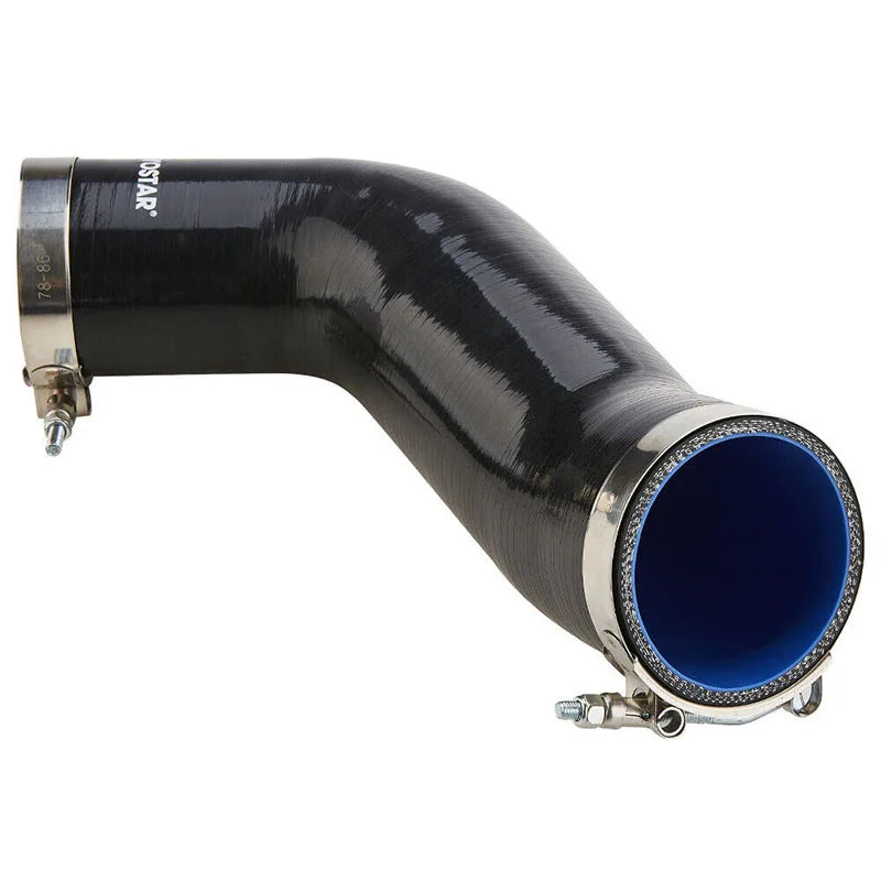 Black Silicone Air Intake Hose with 2 Clamps for VW Golf MK7 GTI and Audi A3 S3