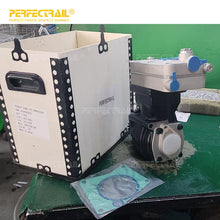 Load image into Gallery viewer, PERFECTRAIL 4123520270 4571301115 Factory Heavy Duty Truck Parts Air Brake Compressor for Mercedes Benz Axor 2 Integro O 550