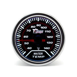 Universal 52 mm Oil Temperature / Water Temperature Gauge with Blue LED Backlight