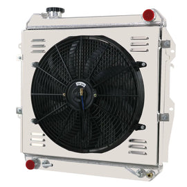 4 Row Radiator+Shroud Fan for Toyota Pickup DLX/4 Runner SR5 V6 3.0L 1988-1995